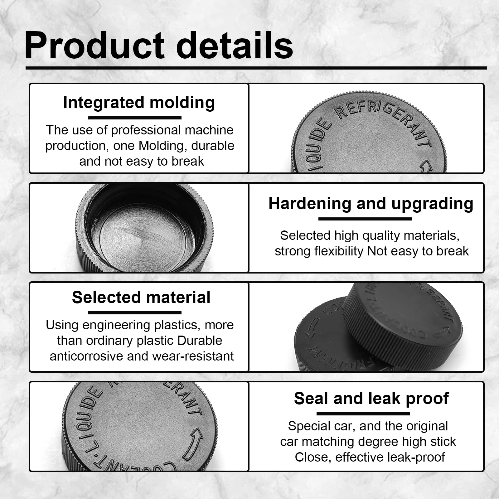 Amazon.co.jp: stymart クーラントリザーバーキャップ、ラジエーター